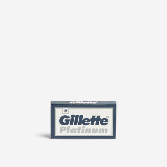 5 x Gillette Platinum Double Edge Razor Blades image 0