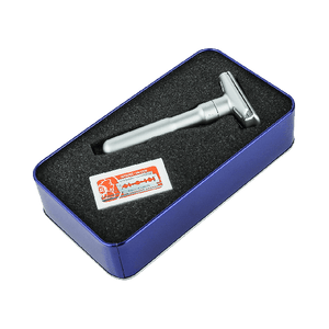 Merkur Futur Satin Double Edge Safety Razor & 10 Blades (90 760 002) image 0