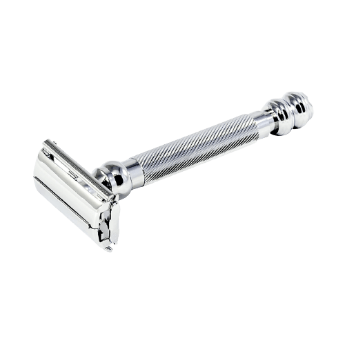 Parker 99R Long Handle Heavyweight Butterfly Double Edge Safety Razor image 0