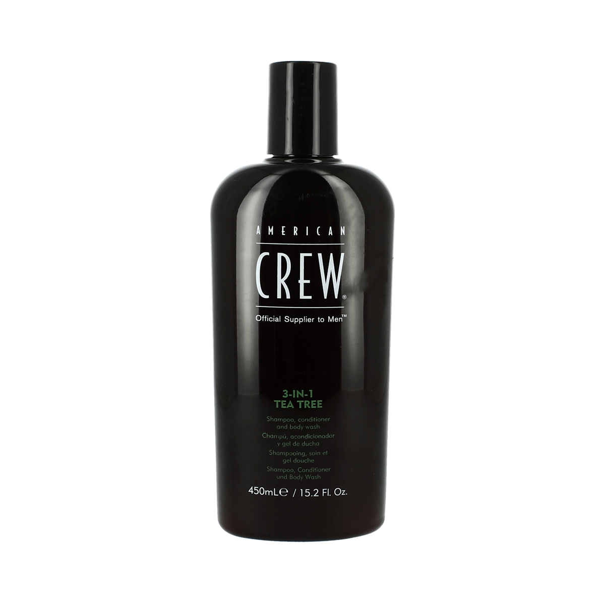 American Crew Tea Tree 3-in-1 Shampoo, Conditioner, Bodywash 450ml image 0