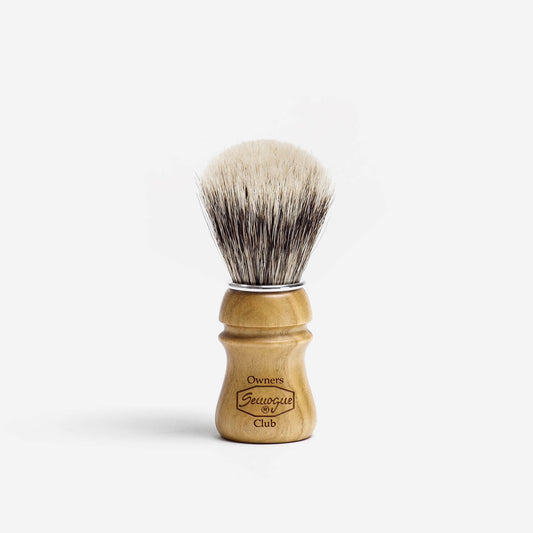 Semogue ‘SOC’ Badger &amp; Boar Hair Shaving Brush with Cherry Wood Handle image 0