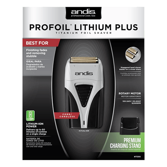 Andis Profoil Lithium Plus Titanium Foil Shaver