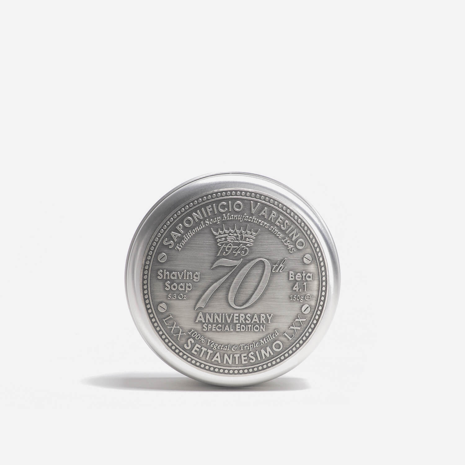 Saponificio Varesino 70th Anniversary Shaving Soap in Tin 150g image 0
