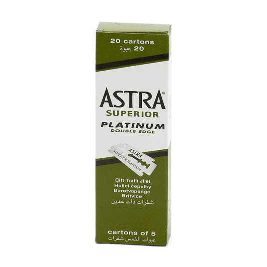 Astra Superior Platinum Double Edge Razor Blades Green (100 Blades) image 0