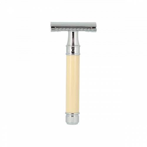 Edwin Jagger DE87-BL Double Edge Safety Razor Ivory image 0