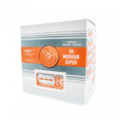 Merkur Super Platinum Double Edge Razor Blades (100 Blades) image 0