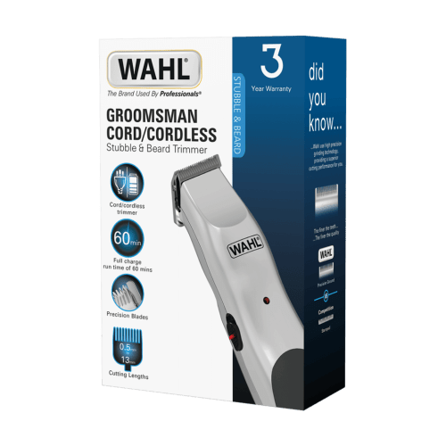 Wahl Groomsman Rechargeable Stubble & Beard Trimmer image 0