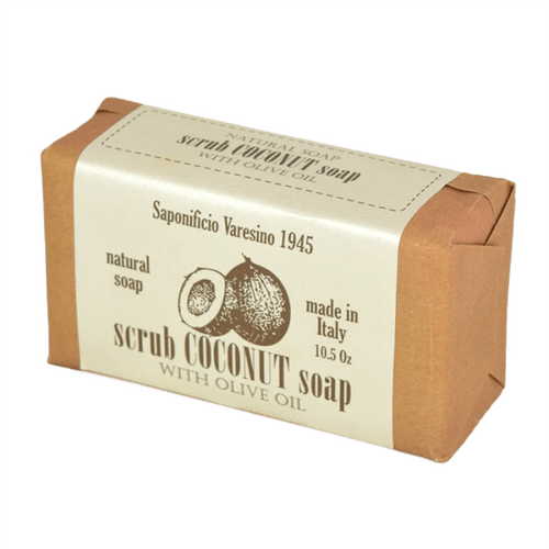 Saponificio Varesino Scrub Coconut Natural Soap 300g image 0