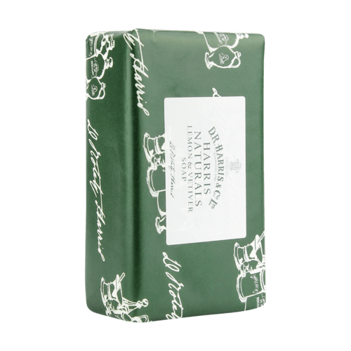 D R Harris Naturals Lemon & Vetiver Soap 200g image 0