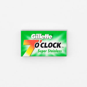 5 x Gillette 7 O'Clock Super Stainless DE Razor Blades image 0