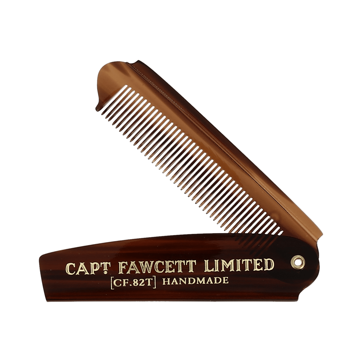 Captain Fawcett Folding Pocket Beard Comb image 0