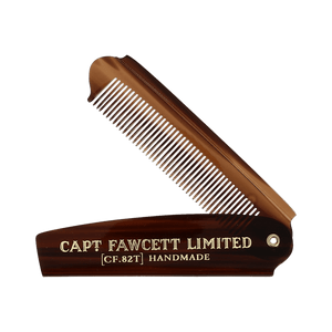 Captain Fawcett Folding Pocket Beard Comb image 0