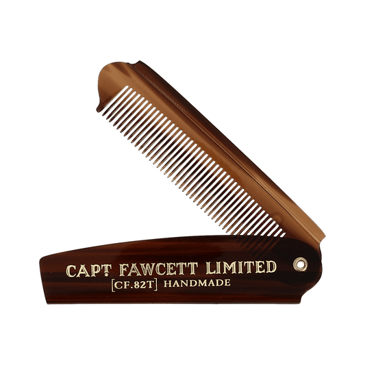 Captain Fawcett Folding Pocket Beard Comb image 0