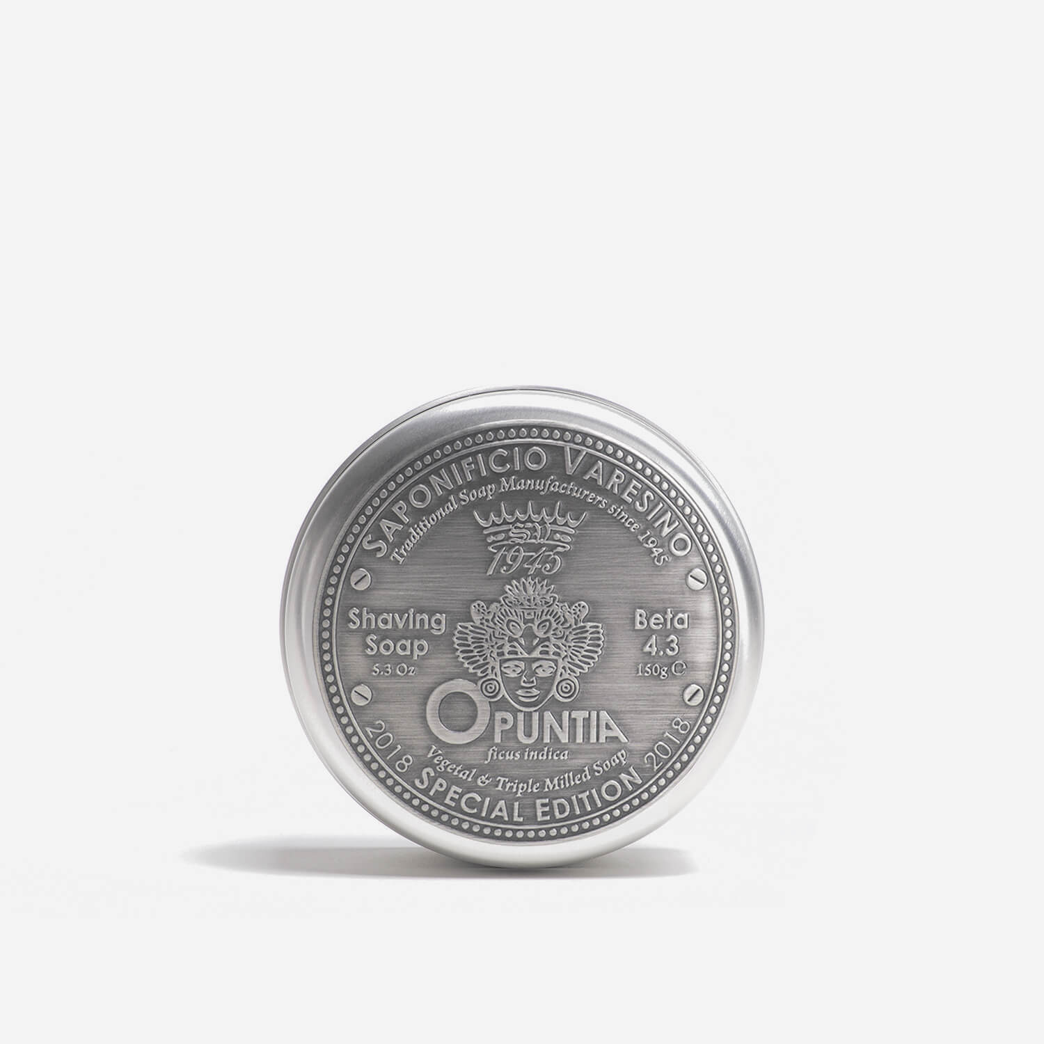 Saponificio Varesino Opuntia Shaving Soap with Tin 150g image 0