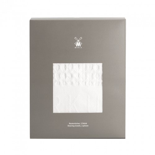 MUHLE T1 Waffle Pique Shaving Towels 60 X 45 Cm 2 Pieces image 0