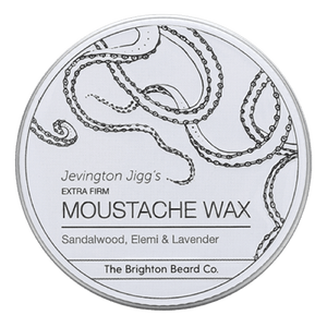 The Brighton Beard Co. Moustache Wax Sandalwood Elemi & Lavender 30g image 0