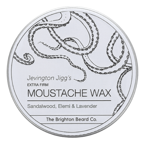 The Brighton Beard Co. Moustache Wax Sandalwood Elemi & Lavender 30g image 0