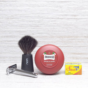 Sandalwood Safety Razor Shaving Starter Kit image 0
