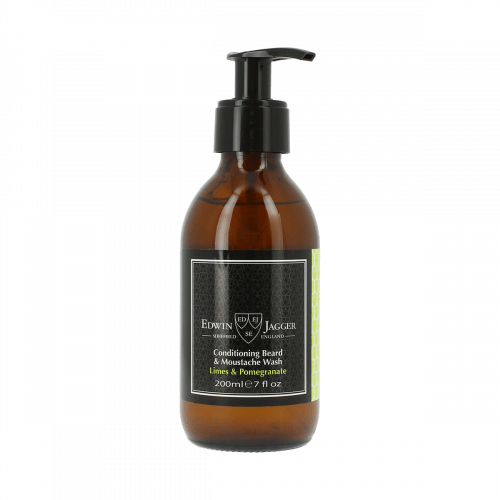 Edwin Jagger Beard and Moustache Wash Limes and Pomegranate 200ml image 0