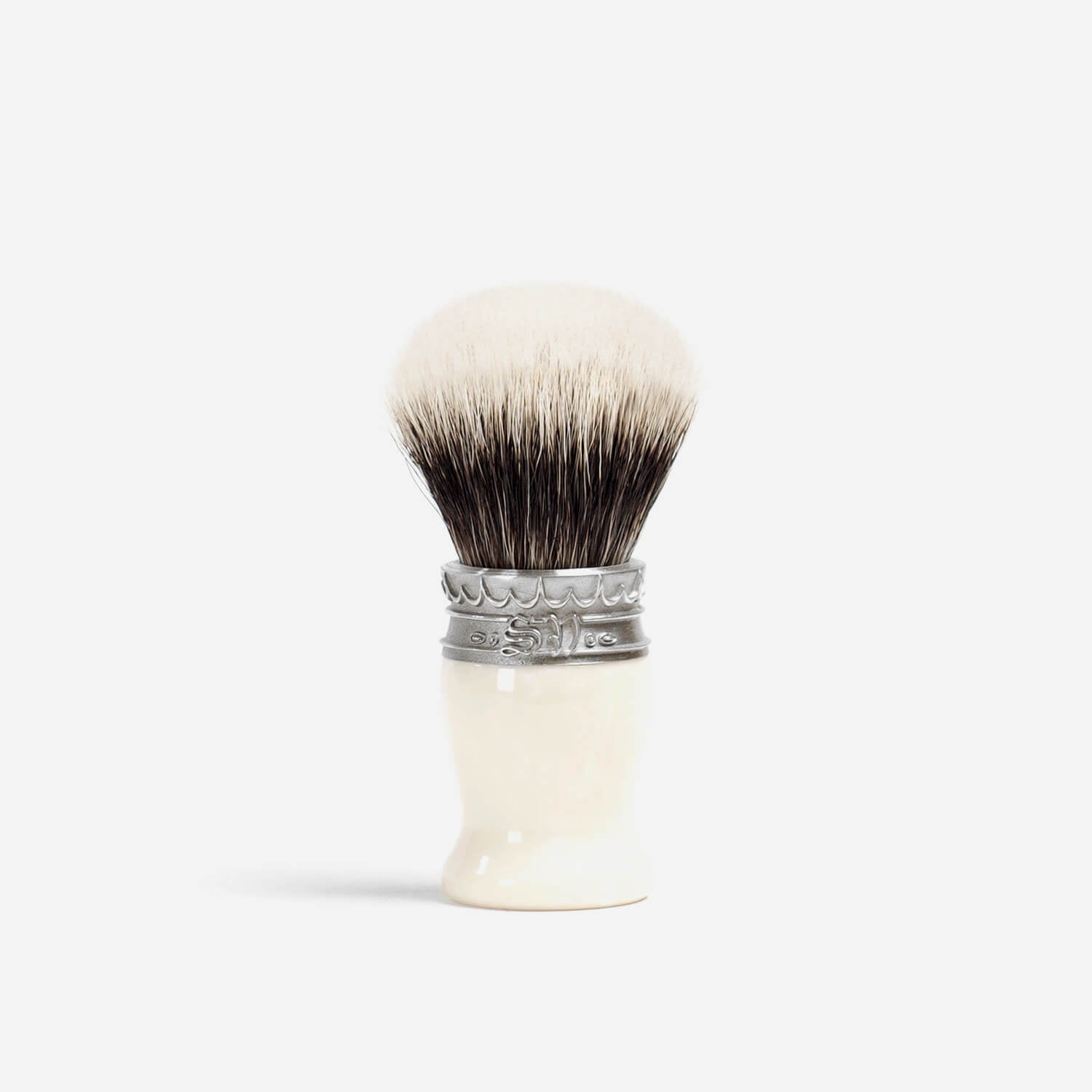 Saponificio Varesino White Badger Hair Shaving Brush image 0