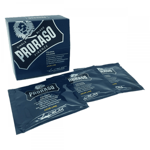 Proraso Azur Lime Cologne Refreshing Tissues - 6 Pack image 0