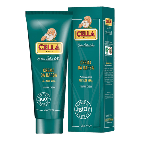 Cella Organic Aloe Vera Shaving Cream Tube 150ml image 0
