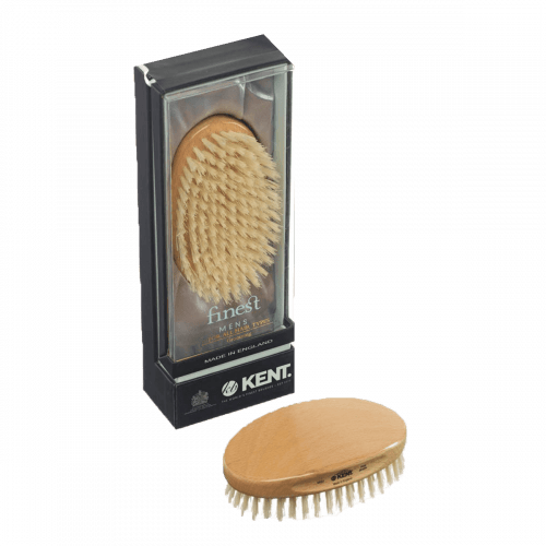 Kent MG3 Mens Military Brush White Bristle image 1