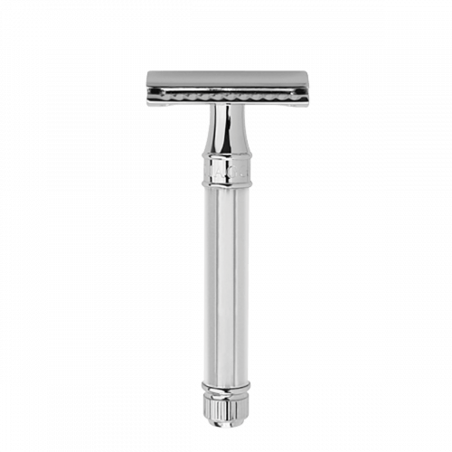 Edwin Jagger Octagonal Chrome Double Edge Razor image 0