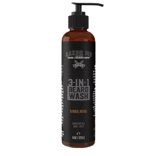 Razor MD 3 in 1 Beard Wash Sandalwood 226g image 0