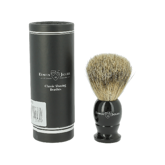Edwin Jagger Best Badger Light Horn Shaving Brush Small 9EJ876 image 0