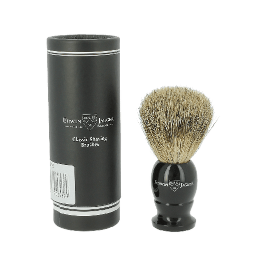 Edwin Jagger Best Badger Light Horn Shaving Brush Small 9EJ876 image 0
