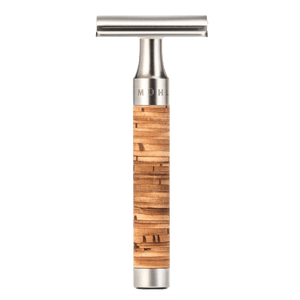 MUHLE R95 Rocca Stainless Steel Birch Bark Safety Razor (Closed Comb) image 0