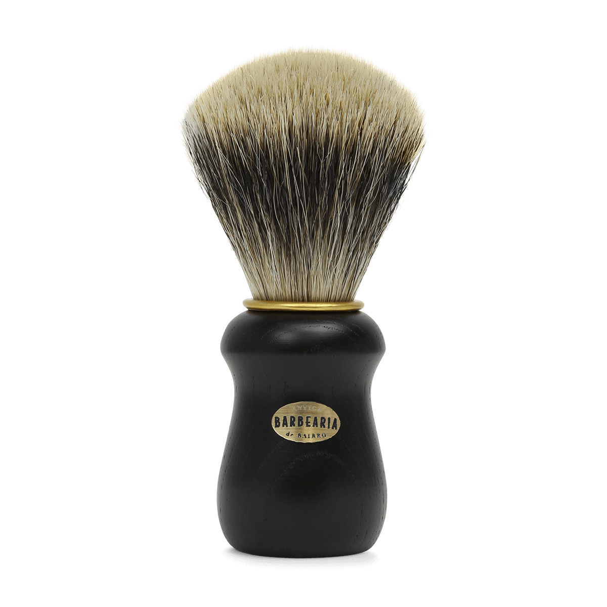 Antiga Barbearia de Bairro Gold and Black Shaving Brush image 0