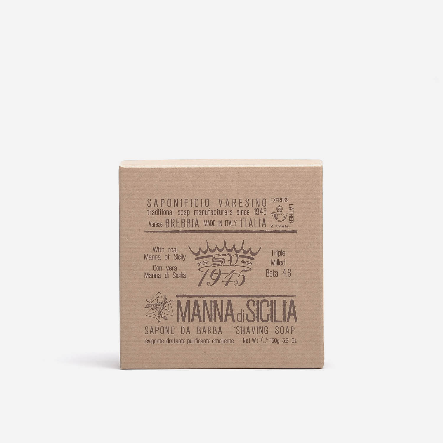 Saponificio Varesino Manna di Sicilia Shaving Soap 150g image 0