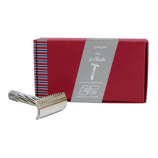 Fatip lo Storto Testina Open Comb Chrome Safety Razor