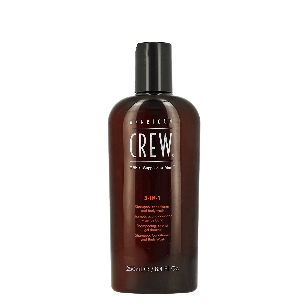 American Crew 3 in 1 Shampoo, Conditioner and Body Wash 250ml image 0