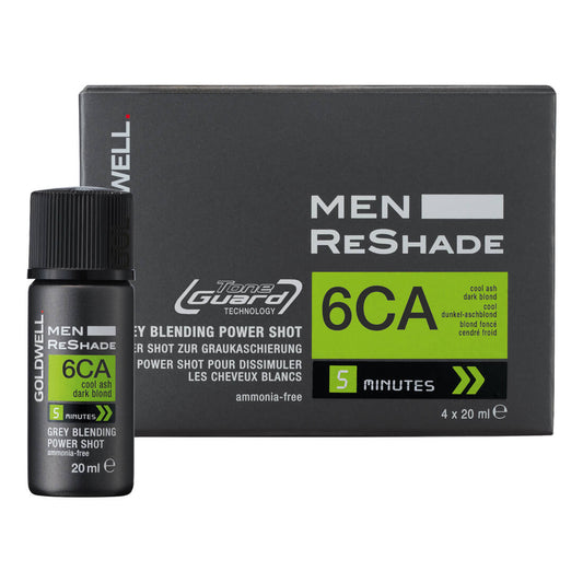 Goldwell Men ReShade 6CA Grey Blending Power Shot 5 Minutes 4 x 20ml