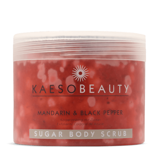 Kaeso Beauty Sugar Body Scrub Mandarin & Black Pepper 450ml